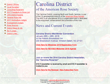 Tablet Screenshot of carolinadistrict.org